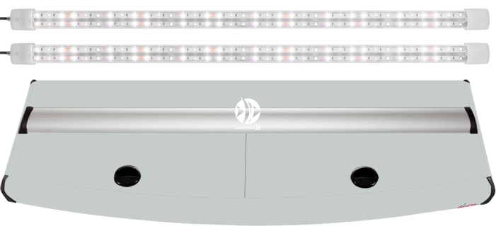 DIVERSA Pokrywa Platino AP LED 150x50cm (2x27W) (116858) - Profilowana aluminiowa obudowa z oświetleniem LED