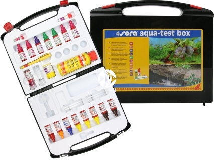 SERA Aqua-Test Box + Cu (04002) - Zestaw testów do akwarium słodkowodnego