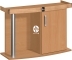 DIVERSA Szafka Comfort AP 100x40x67cm (118397) - Szafka profilowana pod akwarium w 11 kolorach do wyboru Buk