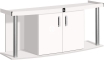 DIVERSA Szafka Comfort AP 160x60x67cm (118894) - Szafka profilowana pod akwarium w 11 kolorach do wyboru Biały
