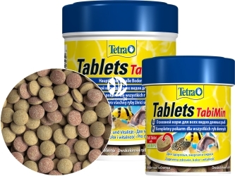 TETRA Tablets TabiMin (T701434) - Tonący pokarm dla ryb dennych.