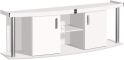 DIVERSA Szafka Comfort AP 200x80x67cm (130336) - Szafka profilowana pod akwarium w 11 kolorach do wyboru Biały