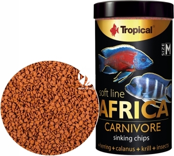 TROPICAL Soft Line Africa Carnivore M 100ml/52g (67523) - Pokarm dla mięsożernych ryb afrykańskich