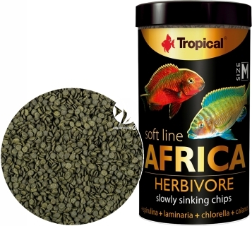 TROPICAL Soft Line Africa Herbivore M 100ml/52g (67573) - Pokarm dla roślinożernych ryb afrykańskich