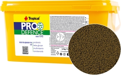TROPICAL Pro Defence XXS 5L/3,5kg (68048) - Pokarm z probiotykiem dla narybku i małych ryb