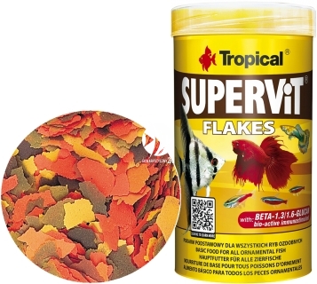 TROPICAL Supervit 250ml/50g (77104) - Wieloskładnikowy, podstawowy pokarm z beta-glukanem