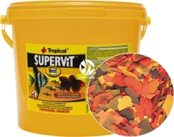 TROPICAL Supervit 5L/1kg (70407) - Wieloskładnikowy, podstawowy pokarm z beta-glukanem