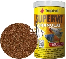 TROPICAL Supervit Granulat 1000ml/550g (60416) - Podstawowy pokarm dla ryb
