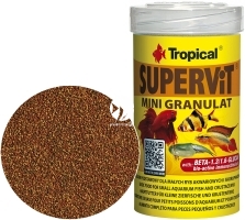 TROPICAL Supervit Mini Granulat 100ml/65g (60423) - Podstawowy pokarm dla ryb