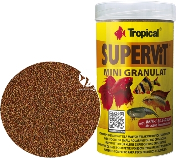 TROPICAL Supervit Mini Granulat 250ml/162,5g (60424) - Podstawowy pokarm dla ryb