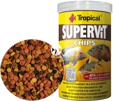 TROPICAL Supervit Chips 1000ml/520g (60816) - Pokarm podstawowy dla wszystkich ryb