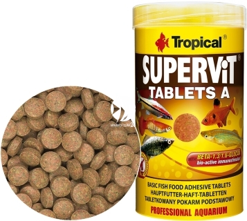 TROPICAL Supervit Tablets A 250ml/150g 340sztuk (20624) - Podstawowy pokarm dla wszystkich ryb