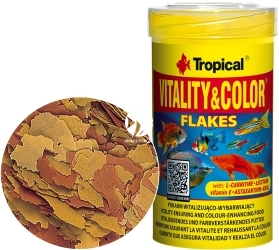 TROPICAL Vitality & Color 100ml/20g (77143) - Wybarwiający pokarm płatkowany z astaksantyną