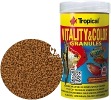 TROPICAL Vitality & Color Granules 250ml/138g (60244) - Wysokobiałkowy pokarm o działaniu wybarwiającym i witalizującym