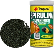 TROPICAL Spirulina Super Forte Mini Granulat 100ml/56g (60543) - Pokarm roślinny dla ryb