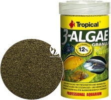 TROPICAL 3-Algae Granulat 100ml/44g (60523) - Pokarm roślinny dla ryb