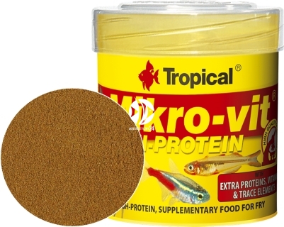 TROPICAL Mikro-Vit Hi Protein 50ml/32g (77622) - Pokarm dla narybku