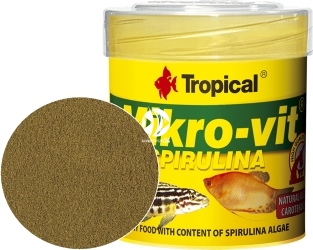 TROPICAL Mikro-Vit Spirulina 50ml/32g (77632) - Pokarm dla narybku