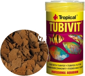 TROPICAL Tubivit 100ml/20g (77083) - Pokarm z tubifeksem dla ryb