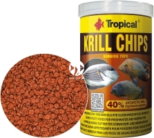 TROPICAL Krill Chips 1000ml/500g (60846) - Pokarm wybarwiający z krylem