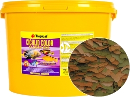TROPICAL Cichlid Color Flakes XXL 11L/2kg (71388) - Podstawowy, wysokobiałkowy pokarm wybarwiający dla pielęgnic