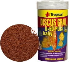 TROPICAL Discus Gran D-50 Plus Baby 100ml/52g (60673) - Pokarm dla paletek młodych