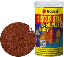 TROPICAL Discus Gran D-50 Plus Baby 250ml/130g (60674) - Pokarm dla paletek młodych