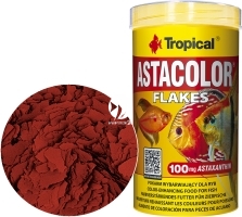 TROPICAL Astacolor 500ml/100g (77335) - Intensywnie wybarwiający pokarm płatkowany dla paletek