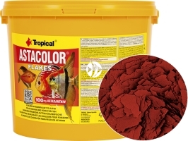 TROPICAL Astacolor 5L/1kg (72337) - Intensywnie wybarwiający pokarm płatkowany dla paletek