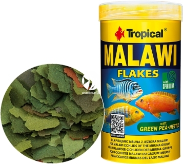 TROPICAL Malawi 250ml/50g (77224) - Podstawowy pokarm dla pielęgnic mbuna z jeziora Malawi