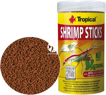 TROPICAL Shrimp Sticks 250ml/138g (63364) - Pokarm dla krewetek, skorupiaków