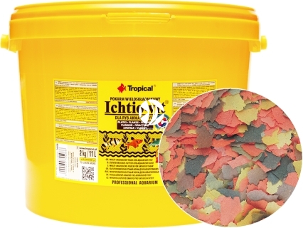 TROPICAL Ichtio-Vit 11L/2kg (74408) - Wieloskładnikowy, podstawowy pokarm płatkowany