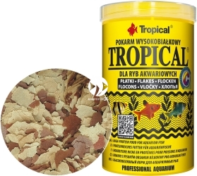 TROPICAL Tropical 1000ml/200g (77026) - Wysokobiałkowy, podstawowy pokarm płatkowany