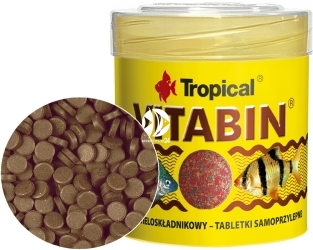 TROPICAL Vitabin Wieloskładnikowy 50ml/36g (20612) - Pokarm samoprzylepne tabletki