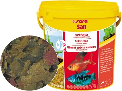 SERA San - Wybarwiający pokarm dla ryb akwariowych