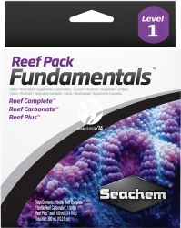 SEACHEM Reef Pack: Fundamentals 3x100ml (Sea000195) - Zestaw: KH Ca Mg