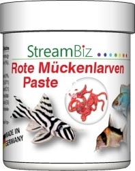 StreamBiz Rote Muckenlarven Paste 70g (31021) - Pokarm Larwa komora dla ryb