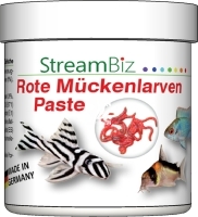 StreamBiz Rote Muckenlarven Paste 120g (31022) - Pokarm Larwa komara dla ryb