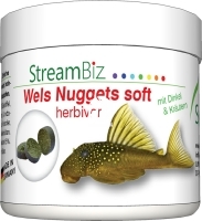 StreamBiz Wels Nuggets Soft Herbivor 90g (22021) - Pokarm dla zbrojników roślinożernych