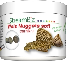 StreamBiz Wels Nuggets Soft Carnivor 250g (22032) - Pokarm dla zbrojników mięsożernych