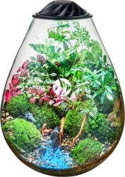 CHIHIROS Eco Ping (370-001) - Zestaw: Terrarium + Lampka