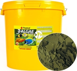 TROPICAL 3-Algae Flakes 4kg/21L (77169) - Pokarm roślinny dla ryb