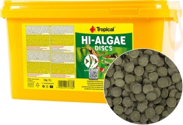 TROPICAL Hi-Algae Disc XXL 5L/2,5kg (61358) - Pokarm dla glonojadów, ryb dennych