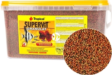 TROPICAL Supervit Granulat 5L/2,75kg (60418) - Podstawowy pokarm dla ryb