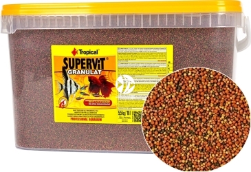 TROPICAL Supervit Granulat 10L/5,5kg (60419) - Podstawowy pokarm dla ryb
