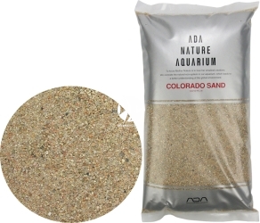 ADA Colorado Sand 2kg (106-507) - Piasek dekoracyjny do akwarium w kolorze lekko czerwonym.