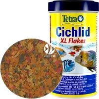 TETRA Cichlid XL Flakes 500ml (T139985) - Tonący pokarm w płatkach dla pielęgnic z biotopu Malawi, Tanganika.