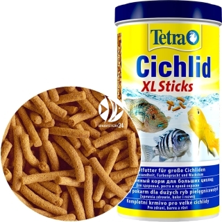 TETRA Cichlid XL Sticks 1L (T747371) - Pływający pokarm w pałeczkach dla pielęgnic.