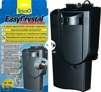 TETRA EasyCrystal FilterBox 600 (T174689) - Filtr wewnętrzny do akwarium 50-150L