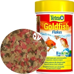 TETRA Goldfish Flakes 100ml (T177635) - Pokarm płatkowany dla złotych rybek i ryb zimnolubnych.